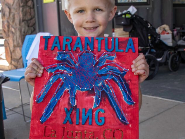 La Junta Tarantula Fest Sign Making