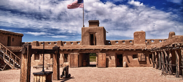 Bent's Old Fort Fur Press and Courtyard